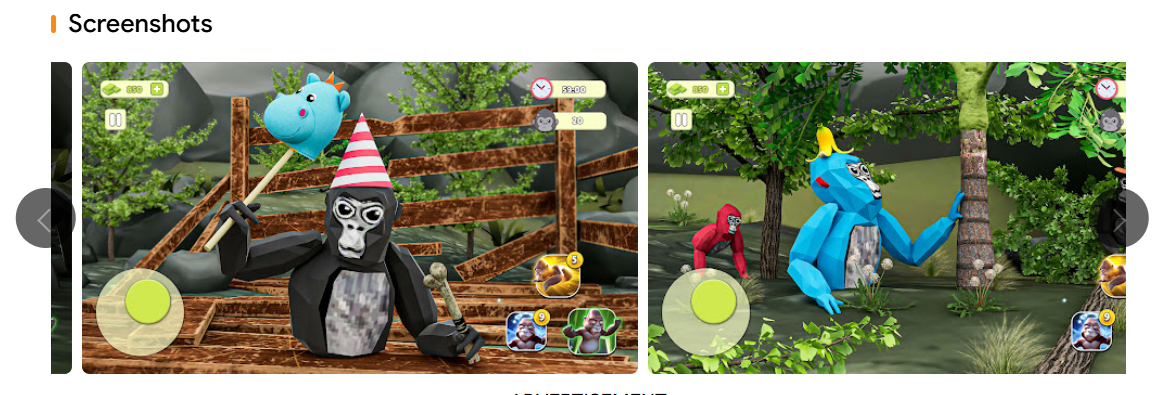 Gtagゲームであなたはどんなゴリラになるでしょうか？