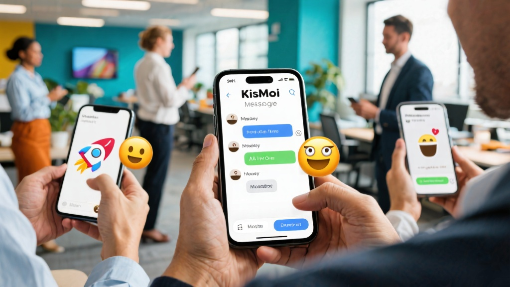 Living the 'Corporate Life' in KissMoji Messenger All-in-One: A New Experience