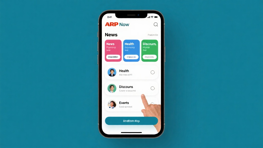 AARP Now App Interface