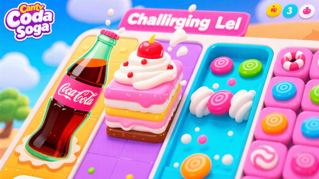 Challenging levels in Candy Crush Soda Saga