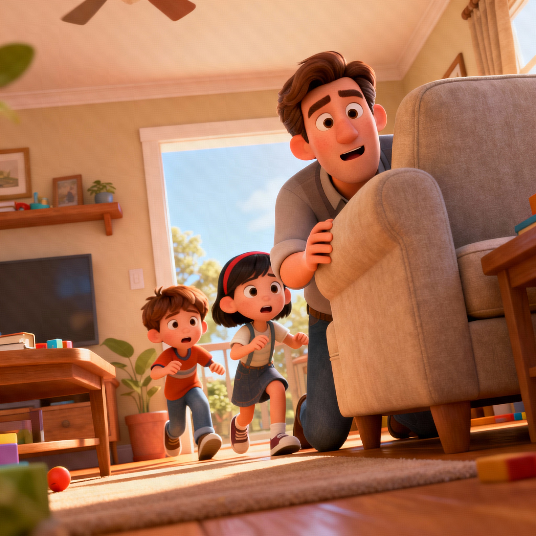 3D 躲貓貓：誰是爸爸 - 讓孩子們沉浸數小時的遊戲