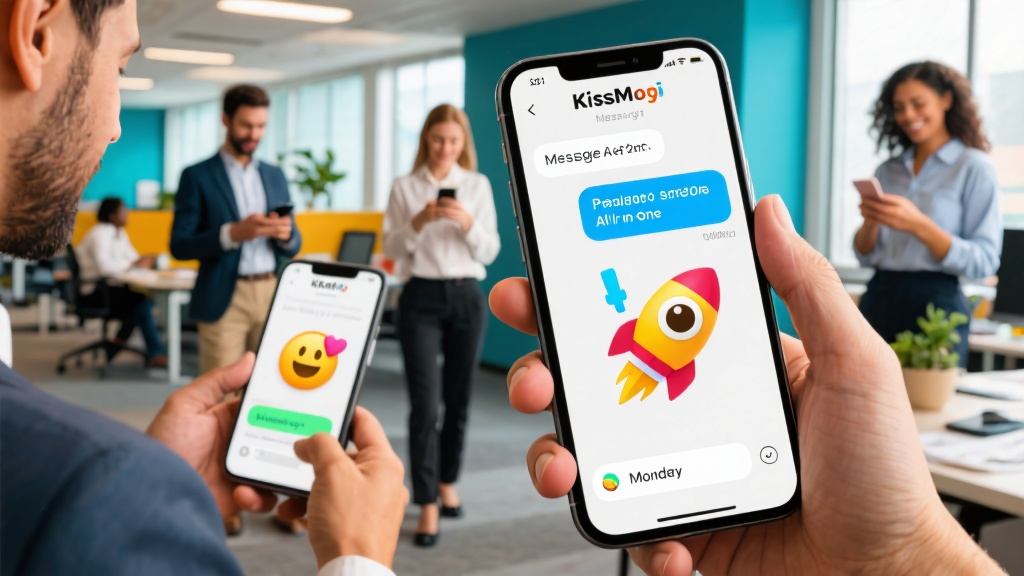 Living the 'Corporate Life' in KissMoji Messenger All-in-One: A New Experience