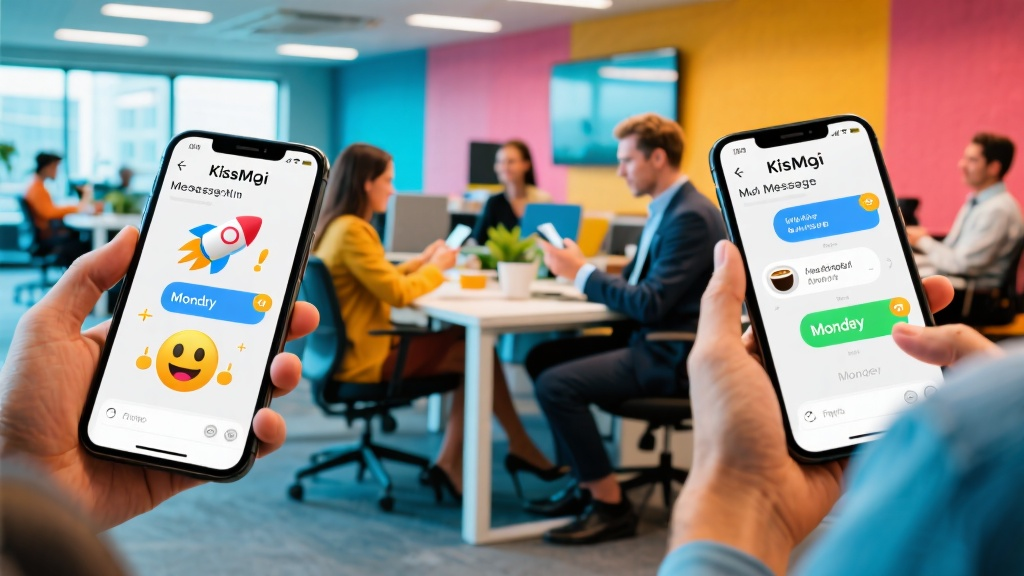 Living the 'Corporate Life' in KissMoji Messenger All-in-One: A New Experience
