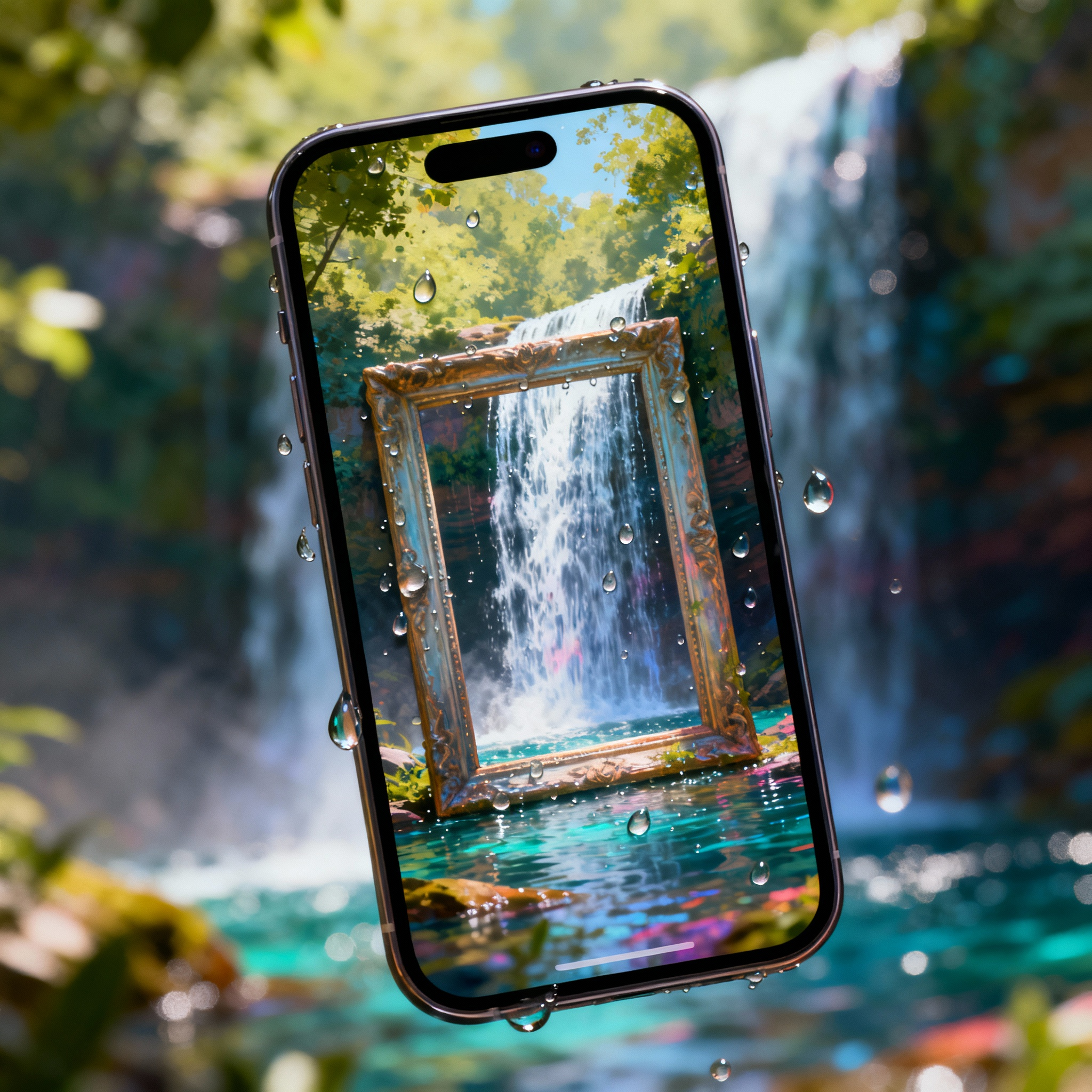 ウォーターフォールフォトフレームの魔法を発見しよう：今すぐ思い出を変身させよう！