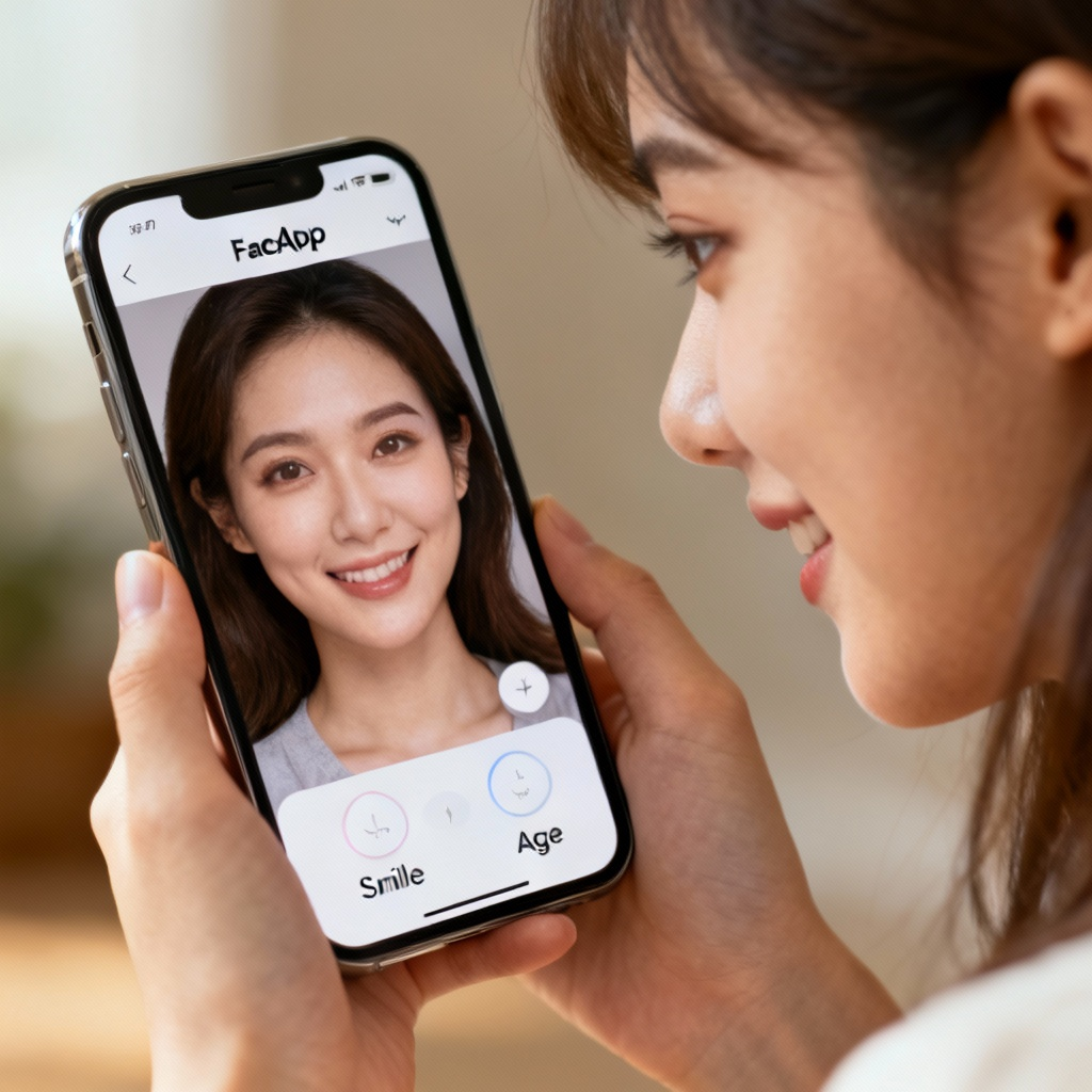 在5分鐘內掌握FaceApp所有核心功能：完美面部編輯器