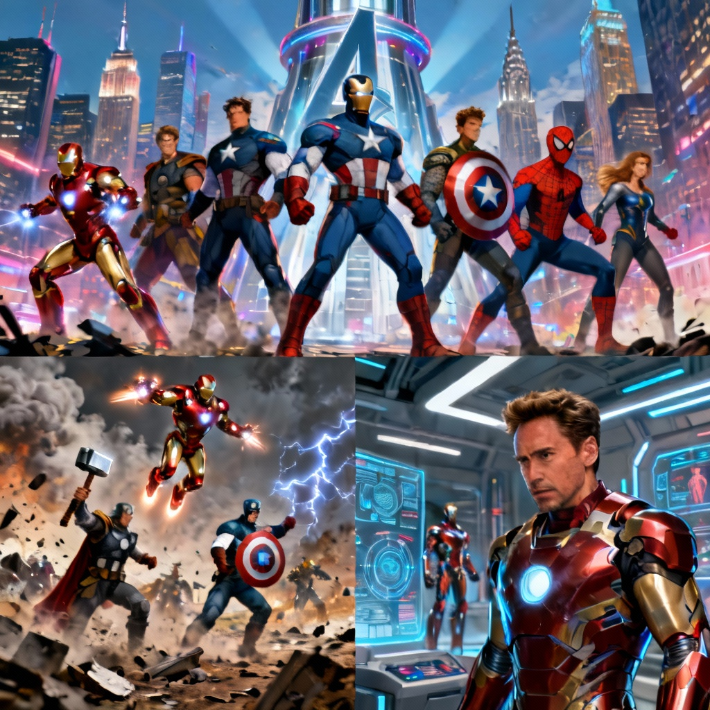 Avengers assemble scene