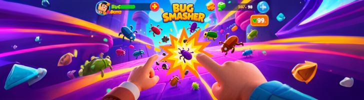 🐞 Bug Smasher: The Ultimate Stress-Busting Game!