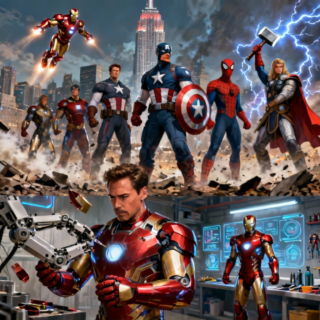 Iron Man suit-up scene