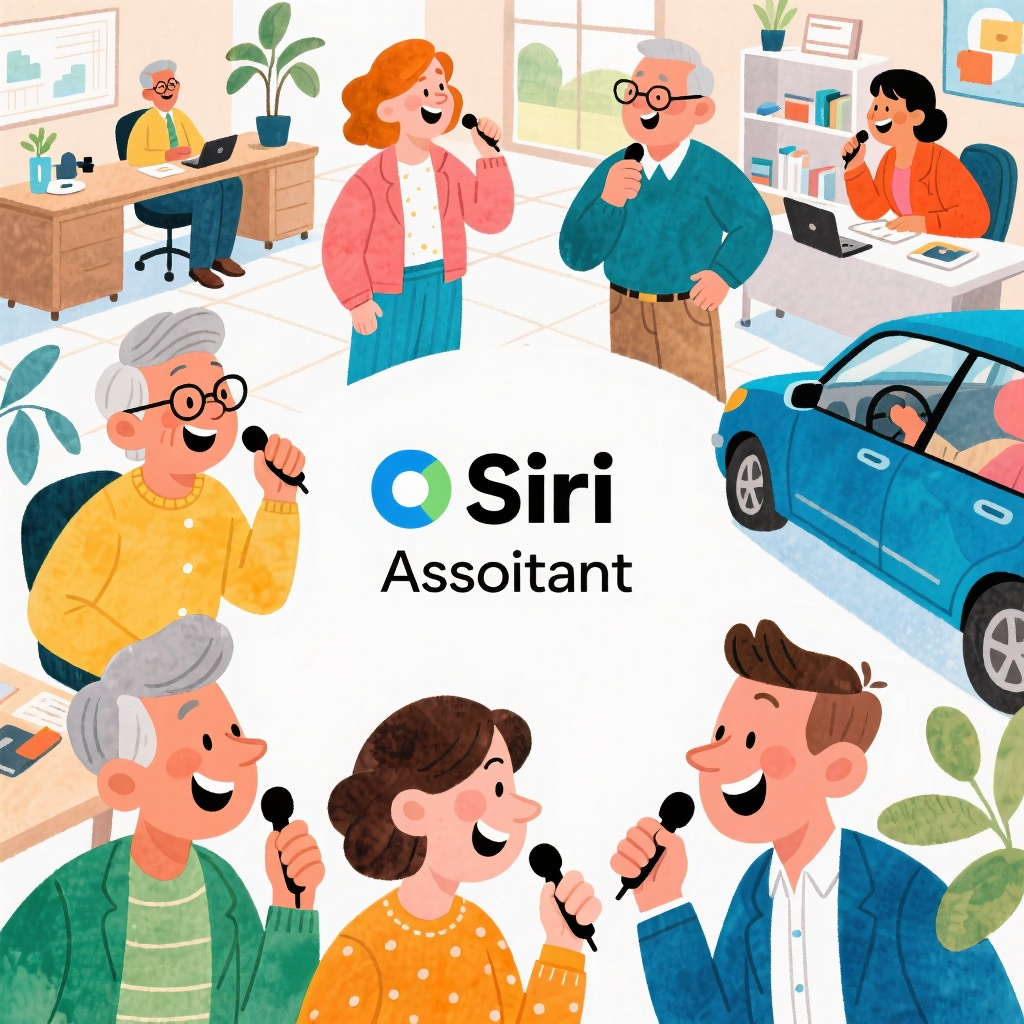 استخدام يومي لمدة 10 دقائق: رفع الكفاءة بنسبة 40% مع أوامر صوتية من Siri Assistnt