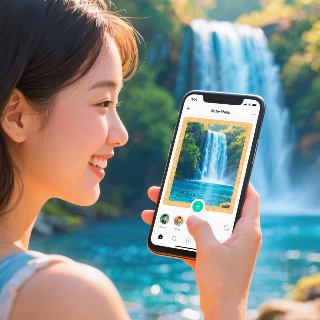 How to Use Waterfall Photo Frames to Boost Social Media Engagement