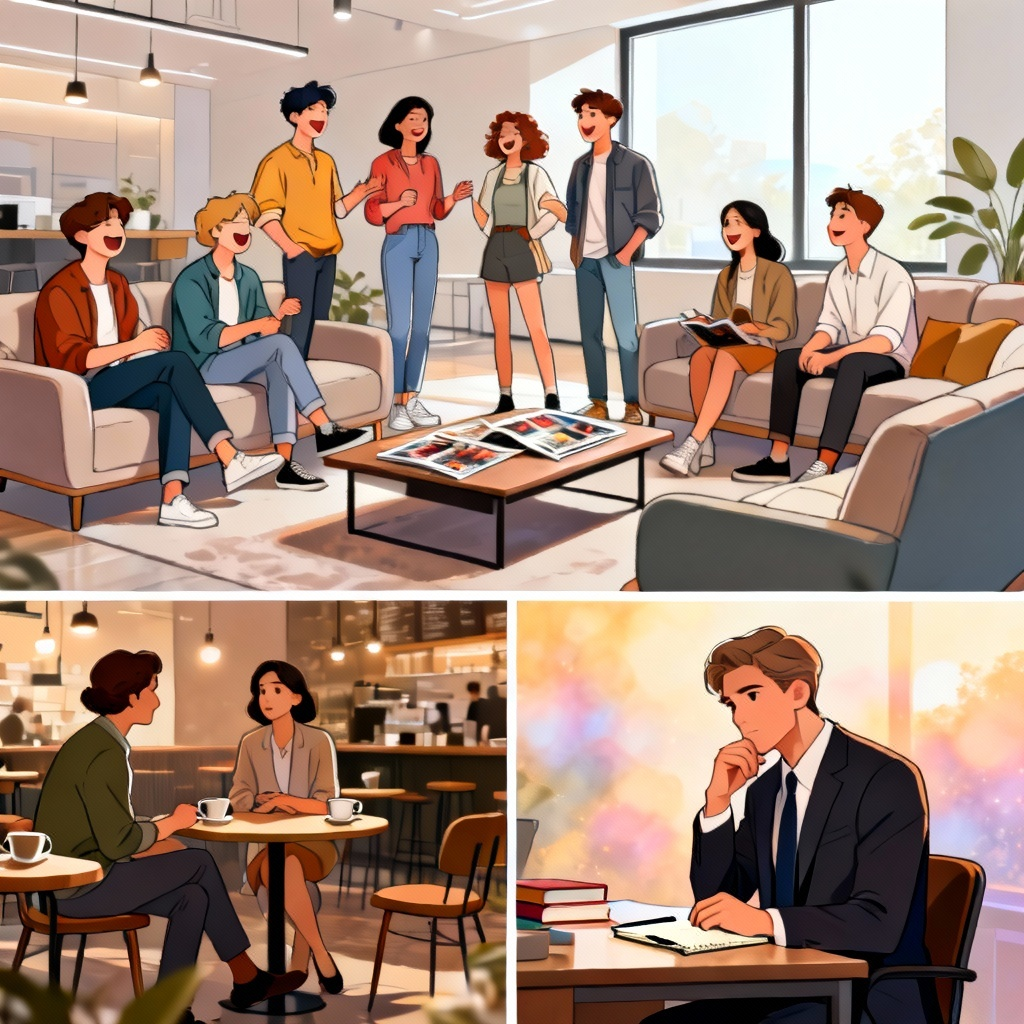 Duas pessoas conversando