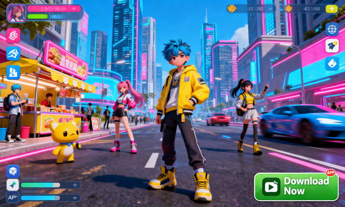 每天10分鐘使用Avatar World: City Life可提高40%的生產力