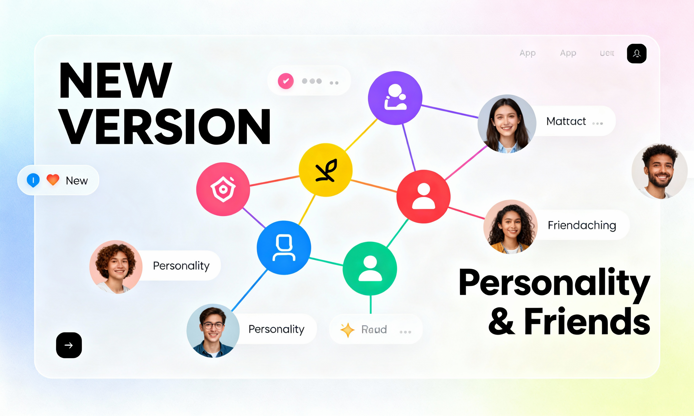 首先分別對每個標題從五個維度進行分析：

- "重大更新：Pdb App：Personality & Friends 現在支持個人檔案自訂"：唯一性有一定體現，關鍵詞匹配較好，有&ldquo;Update&rdquo;等詞有一定點擊誘因，可讀性尚可，長度需具體計算字符數判斷。
- "Pdb App: Personality & Friends 2025年6月更新：解釋2項關鍵改進"：關鍵詞匹配好，有數字&ldquo;2&rdquo;