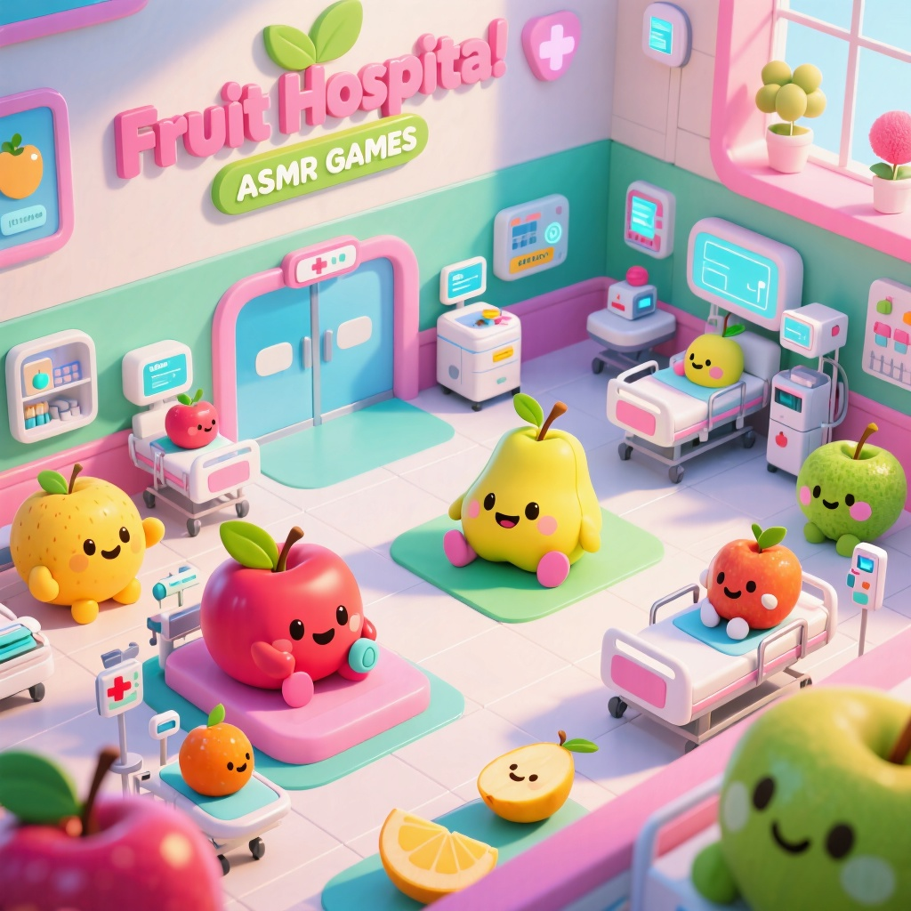 急げ！フルーツホスピタル：ASMRゲームの主要機能を7分で学ぶ