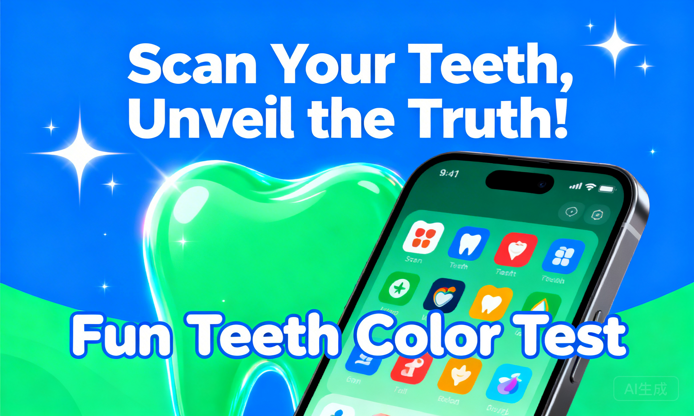 😜用這款應用程式探索你的牙齒是白色還是黃色的