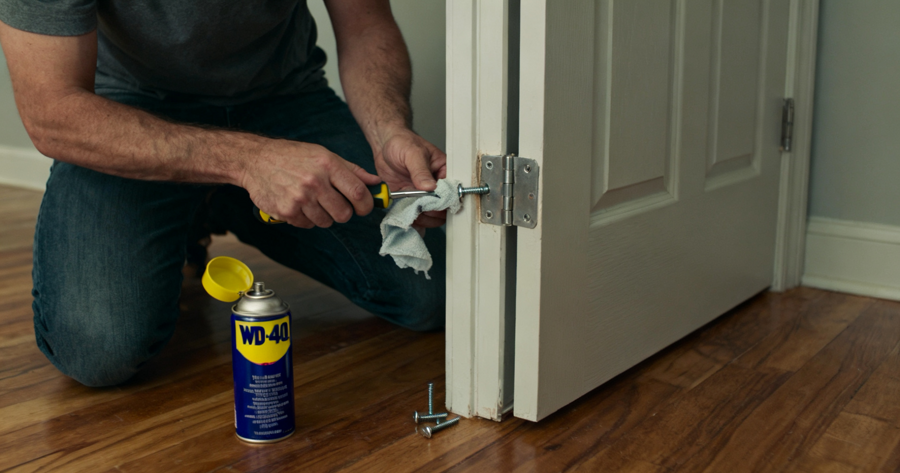 How To Fix A Squeaky Door Hinge With Common Household Items