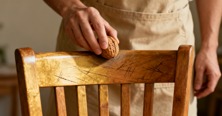How To Restore Scratched Wood Furniture Using A Walnut: Easy Step-by-Step Guide
