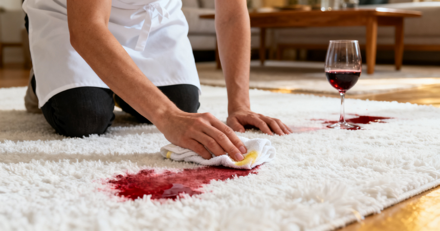 How To Remove Red Wine Stains From White Carpet Naturally