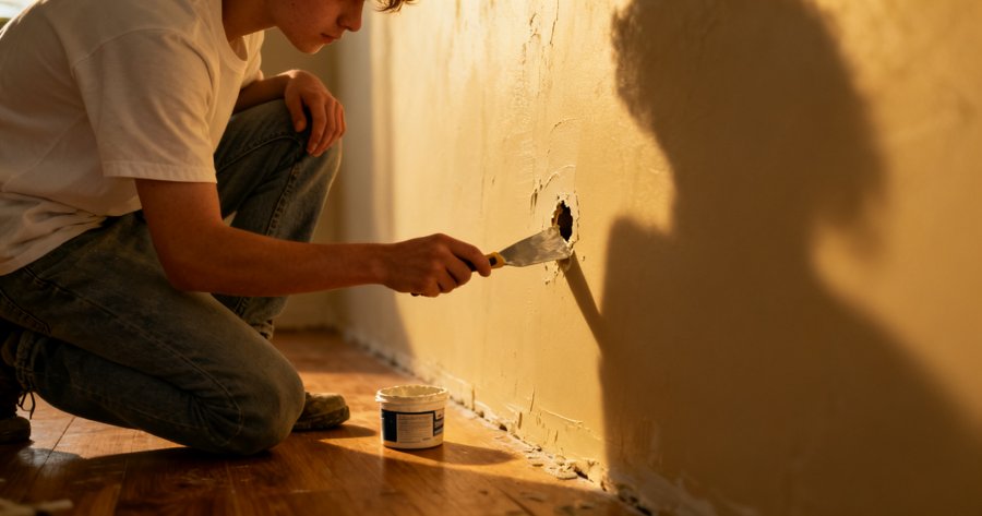 How To Repair A Small Hole In Drywall: A Step-by-Step Beginner&rsquo;s Guide
