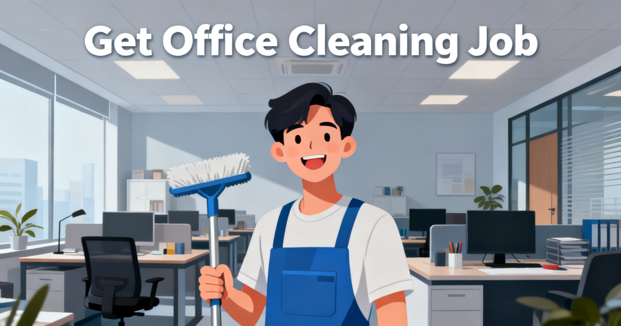 How To Find An Office Cleaning Job, Understand Its Duties, And Negotiate Fair Salary