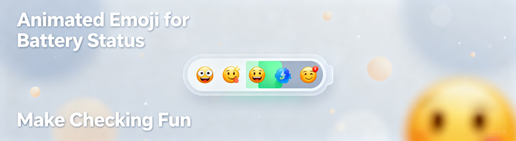 😎 Come trasformare il tuo telefono con il widget batteria a emoji animate