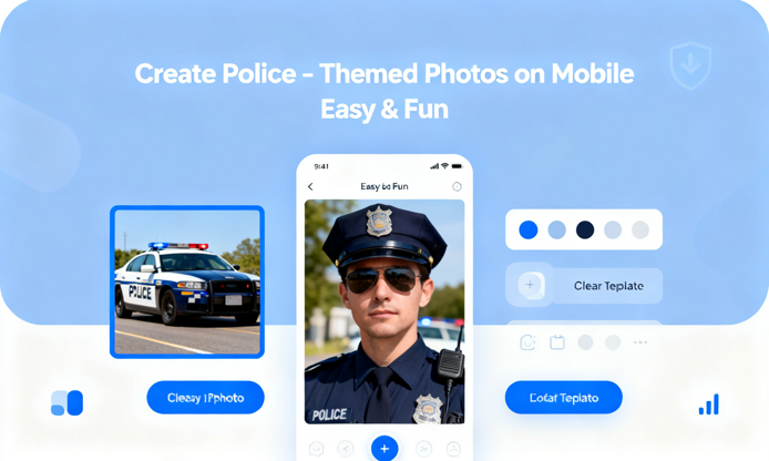 🕵️&zwj;♀️Kako enostavno ustvariti učinke policijskega ozadja na mobilnem telefonu?