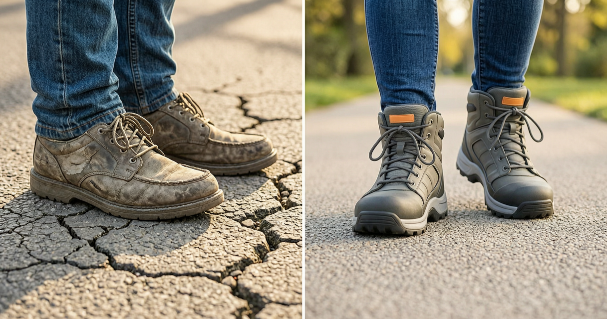 How To Select And Break In Safety Footwear For Seniors To Walk With Confidence