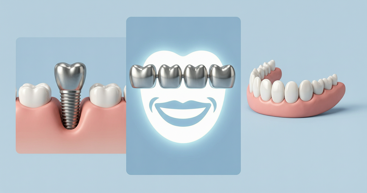 How To Choose Dental Implants Vs Bridges Vs Dentures: Decision-Making For Missing Teeth