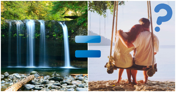 Escolha uma cachoeira e n&oacute;s revelaremos a primeira letra do nome da sua alma g&ecirc;mea