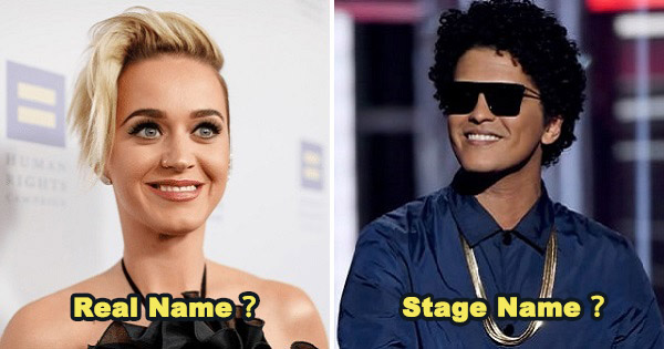 Can You Guess If These Celebrities Are Using A Stage Name Or Their Real Names?