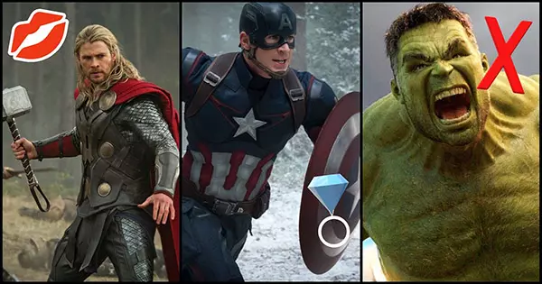 Play A Game Of Kiss, Marry Or Diss These Endgame Avengers And We'll Give You A Love Fortune