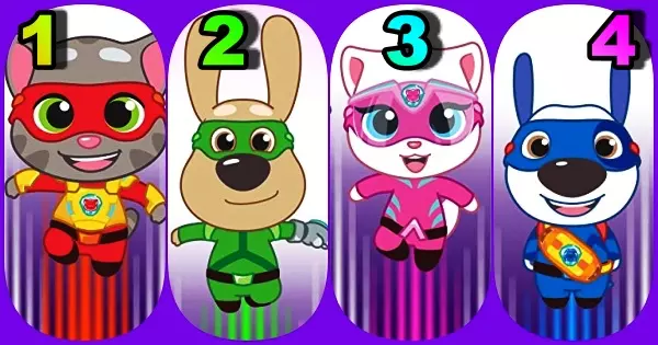 Averigua qu&eacute; personaje de Talking Tom Heroes eres