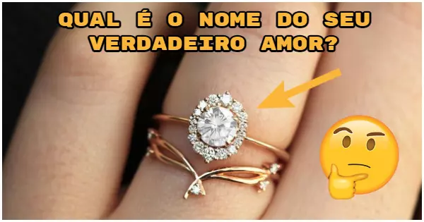 Escolha o seu anel de noivado preferido e n&oacute;s revelaremos o primeiro nome do seu verdadeiro amor
