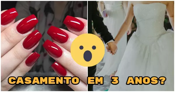 Sua cor de unha preferida ir&aacute; revelar quando voc&ecirc; vai se casar