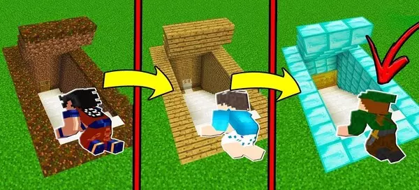 Noob Ou Pro? Descubra Qual &Eacute; A Sua Base Secreta No Minecraft!