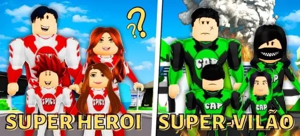 Qual A Sua Familia No Roblox Brookhaven RP? Uma Fam&iacute;lia De Super-Her&oacute;is ou Super-Vil&otilde;es?