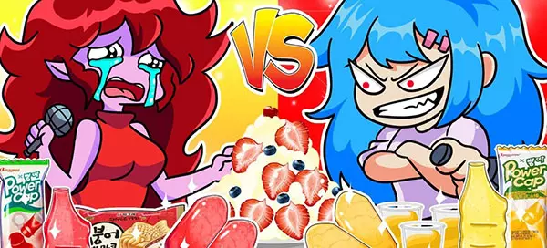 Escolha sua comida favorita no Desafio Funkin "MUKBANG" e revelaremos seu verdadeiro g&ecirc;nero (quero dizer, g&ecirc;nero de alma)