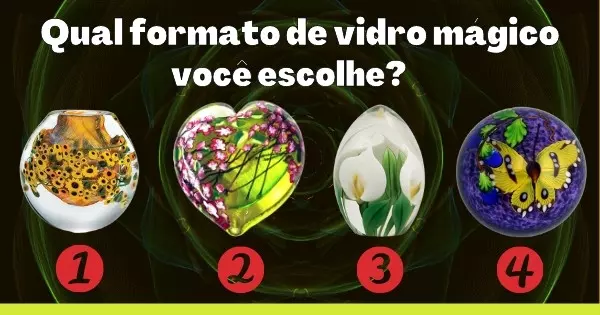 Escolha um peso de papel de vidro m&aacute;gico e ele revelar&aacute; o que o destino reservou para voc&ecirc;