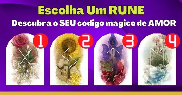 Escolha uma runa e descubra o c&oacute;digo m&aacute;gico do seu destino amoroso
