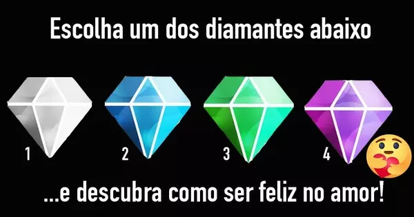 Escolha Um Diamante E Descubra O Est&aacute; Faltando Para Alcan&ccedil;ar A Felicidade No Amor