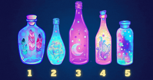 Escolha uma garrafa m&aacute;gica e descubra o que est&aacute; por vir para o seu relacionamento
