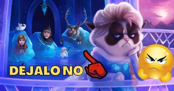 &iexcl;Trata de no re&iacute;rte! Mira la historia de Grumpy Cat como un personaje de Disney.