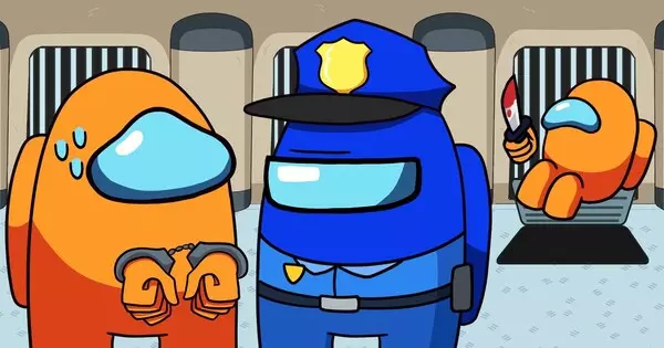 Are You More Like A Prison Guard Or A Fugitive In Among Us Jailbreak Mod?