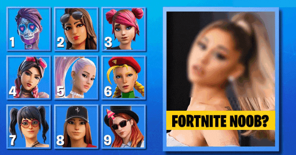 Are You Noob, Pro Or Hacker In Fortnite? Guess The Skin By Real Life Version Images And Prove It!