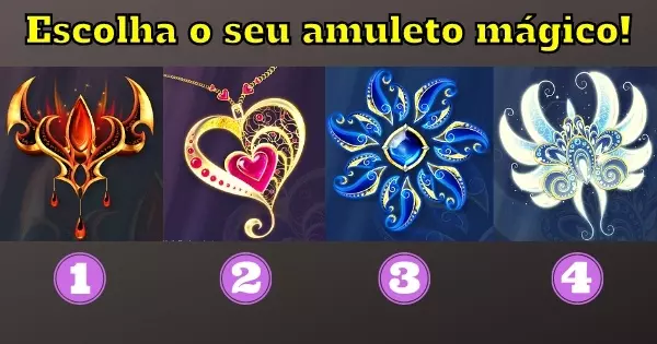 Escolha Um Amuleto M&aacute;gico E Revele O Que Acontecer&aacute; Com Voc&ecirc; No Pr&oacute;ximo M&ecirc;s