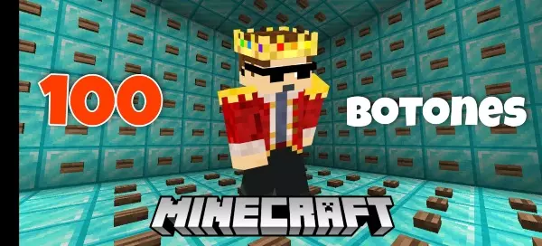 En una sala con 100 botones de Minecraft, &iquest;cu&aacute;ntas posibilidades tienes de escapar como un Dios?