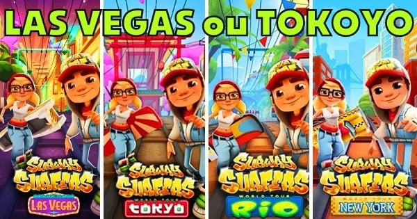 Las Vegas ou T&oacute;quio? Escolha Sua Viagem No Subway Surfers E Revele Seu Destino Em 2023