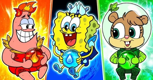 Fogo, &Aacute;gua, Ar? Descubra O Seu Destino No Desafio Bob Esponja Mukbang