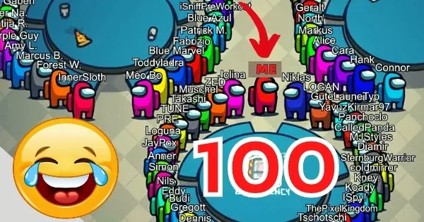 AMONG US, But With 100 Crewmates | Would You Survive The Challenge?