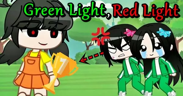 Squid Game In Gacha Life | Are You A Genius Player When Playing Green Light, Red Light?